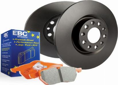 EBC Brakes PD05KF1264 - High Performance Brake Kit autospares.lv