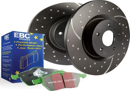 EBC Brakes PD11KF1296 - High Performance Brake Kit autospares.lv