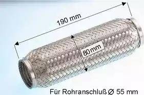 Eberspächer 99.006.79 - Flex Hose, exhaust system autospares.lv