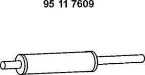 Eberspächer 95 11 7609 - Front Silencer autospares.lv