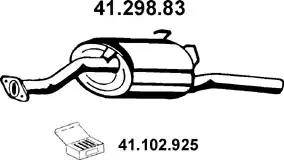 Eberspächer 41.298.83 - End Silencer autospares.lv