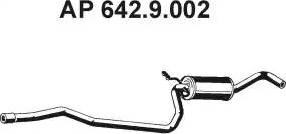 Eberspächer 642.9.002 - Front Silencer autospares.lv