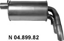 Eberspächer 04.899.82 - End Silencer autospares.lv