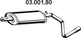 Eberspächer 03.001.80 - Middle Silencer autospares.lv