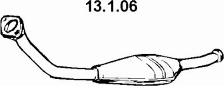 Eberspächer 13.1.06 - Catalytic Converter autospares.lv