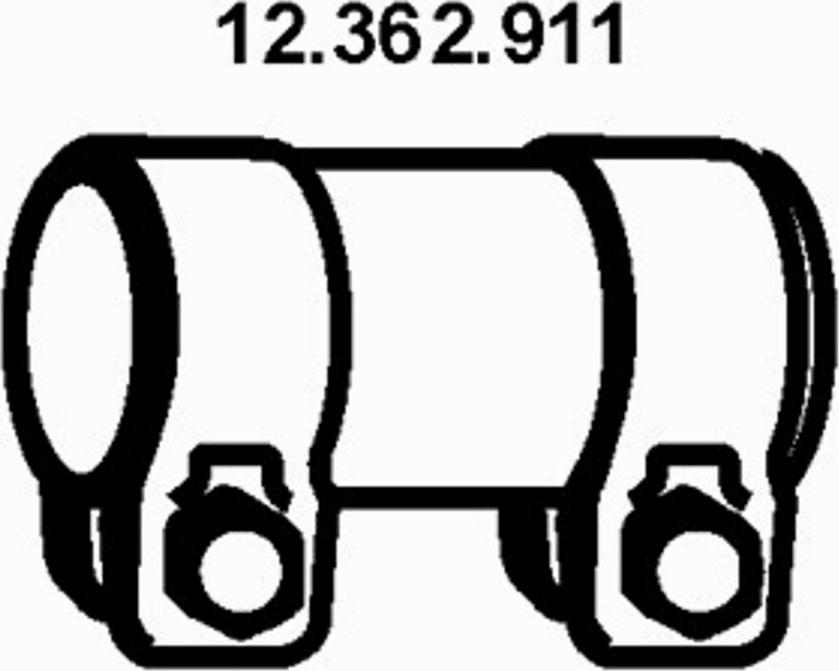 Eberspächer 12.362.911 - Pipe Connector, exhaust system autospares.lv