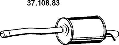 Eberspächer 37.108.83 - End Silencer autospares.lv