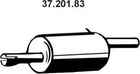 Eberspächer 37.201.83 - End Silencer autospares.lv