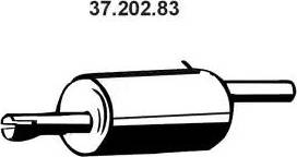 Eberspächer 37.202.83 - End Silencer autospares.lv