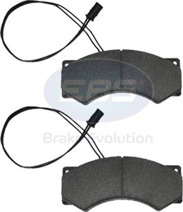 EBS EKBP.013 - Brake Pad Set, disc brake autospares.lv