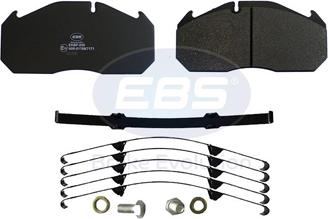 EBS EKBP.030 - Brake Pad Set, disc brake autospares.lv