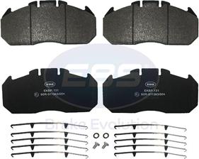 EBS EKBP.131 - Brake Pad Set, disc brake autospares.lv