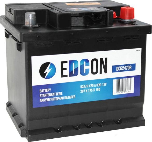 Edcon DC52470R - Starter Battery autospares.lv