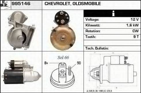 EDR 995146 - Starter autospares.lv