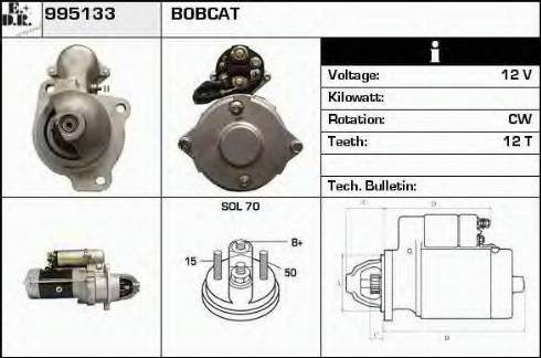 EDR 995133 - Starter autospares.lv