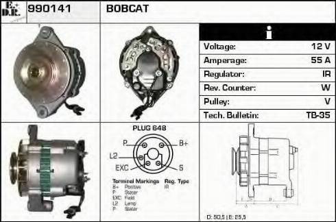 EDR 990141 - Alternator autospares.lv