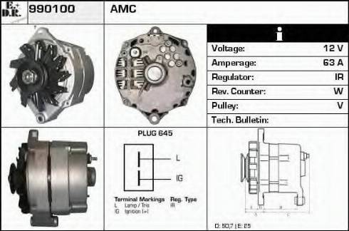 EDR 990100 - Alternator autospares.lv