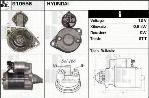 EDR 910558 - Starter autospares.lv