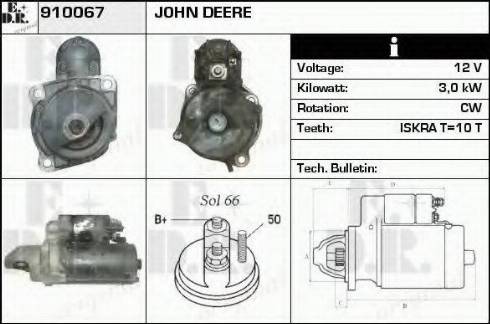 EDR 910067 - Starter autospares.lv