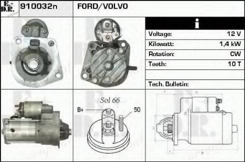 EDR 910032N - Starter autospares.lv