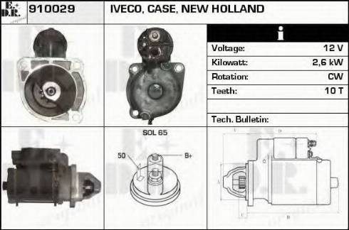 EDR 910029 - Starter autospares.lv