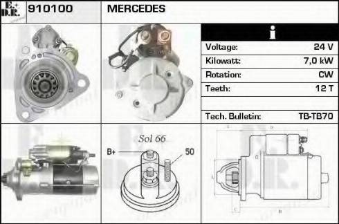 EDR 910100 - Starter autospares.lv