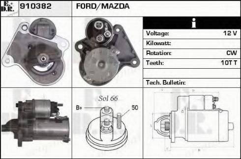 EDR 910382 - Starter autospares.lv