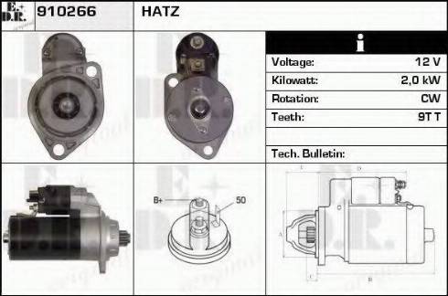 EDR 910266 - Starter autospares.lv