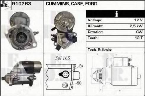 EDR 910263 - Starter autospares.lv