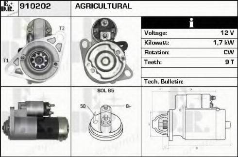 EDR 910202 - Starter autospares.lv