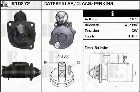 EDR 910272 - Starter autospares.lv