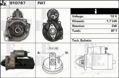 EDR 910787 - Starter autospares.lv