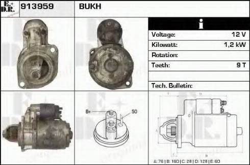 EDR 913959 - Starter autospares.lv