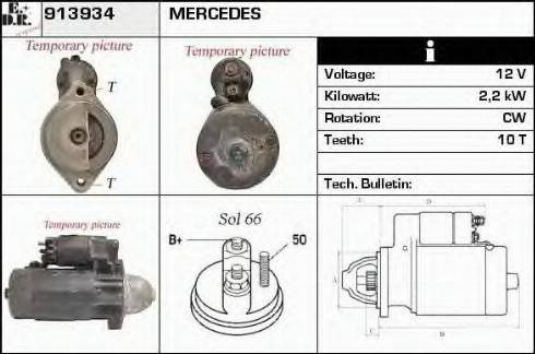 EDR 913934 - Starter autospares.lv