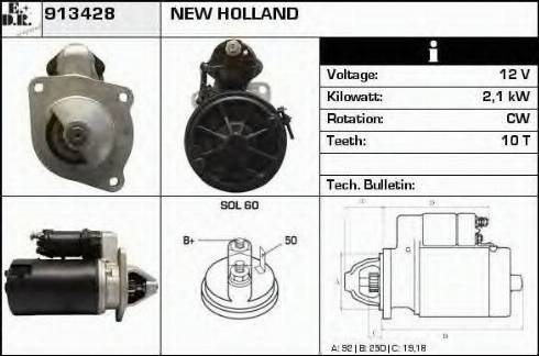 EDR 913428 - Starter autospares.lv