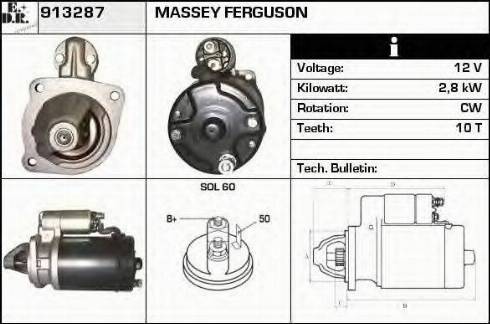 EDR 913287 - Starter autospares.lv