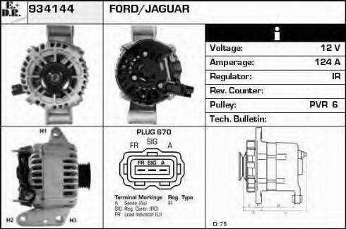 EDR 934144 - Alternator autospares.lv