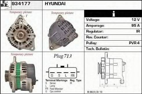 EDR 934177 - Alternator autospares.lv