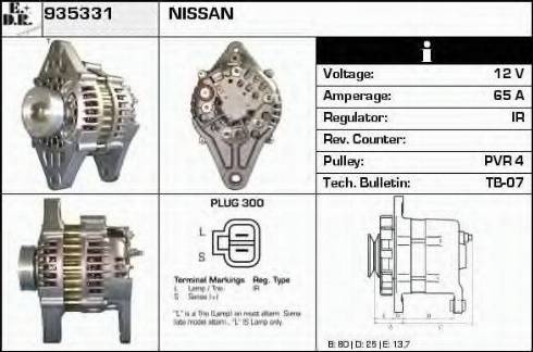 EDR 935331 - Alternator autospares.lv