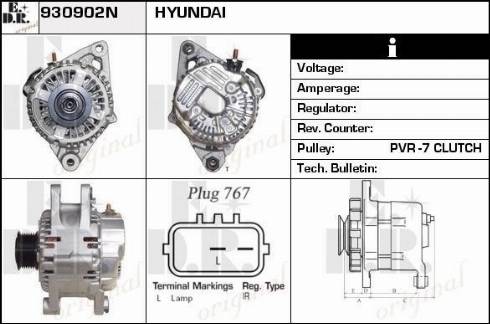 EDR 930902N - Alternator autospares.lv