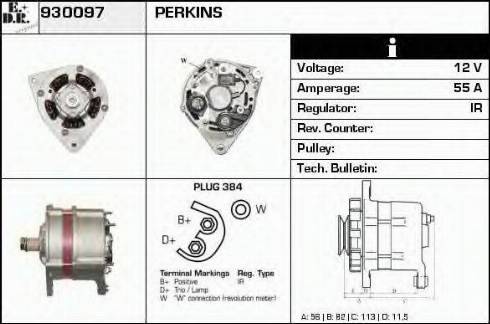 EDR 930097 - Alternator autospares.lv