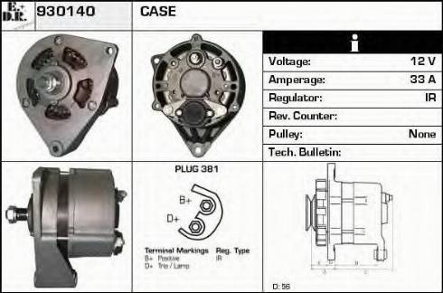 EDR 930140 - Alternator autospares.lv