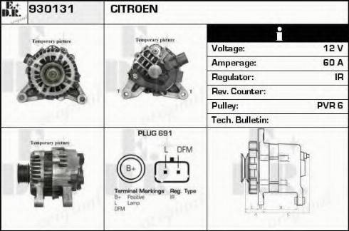 EDR 930131 - Alternator autospares.lv