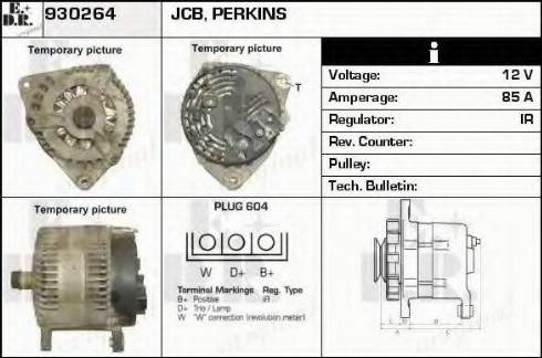 EDR 930264 - Alternator autospares.lv