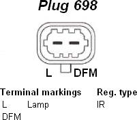 EDR 931287 - Alternator autospares.lv