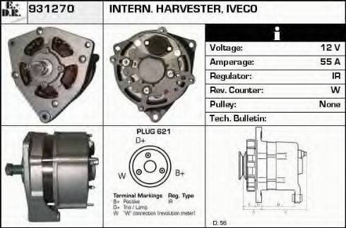 EDR 931270 - Alternator autospares.lv