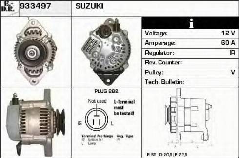 EDR 933497 - Alternator autospares.lv