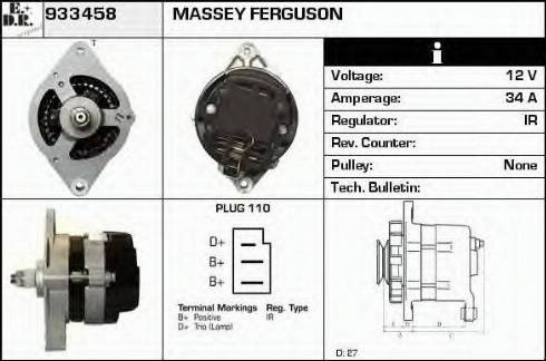 EDR 933458 - Alternator autospares.lv