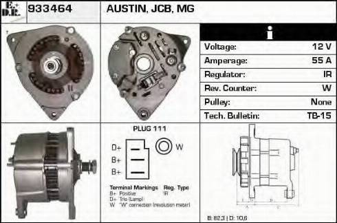 EDR 933464 - Alternator autospares.lv