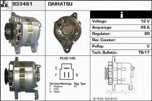 EDR 933461 - Alternator autospares.lv